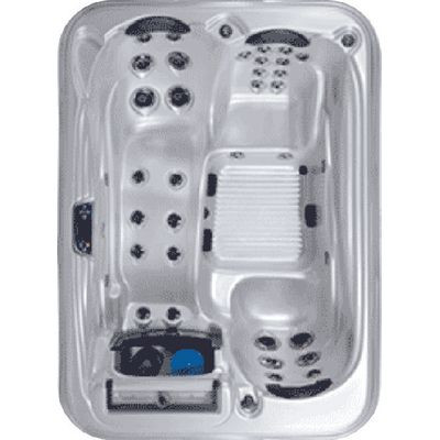 ARTESIAN ISLAND SPAS POOL-SANTA CRUZ 33-10 + STEP(JAVA) + COVER(JAVA)